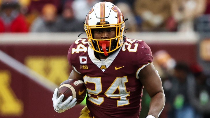 Minnesota running back Mohamed Ibrahim
