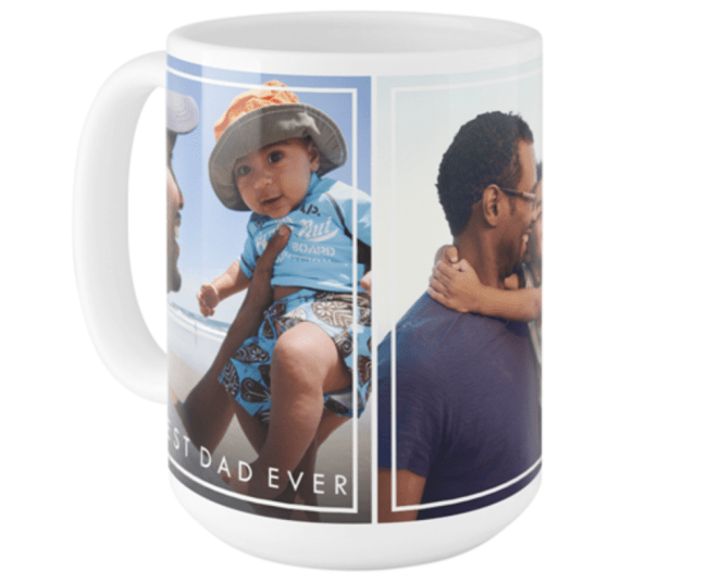 Shutterfly Simple Frames Coffee Mug for Father's Day