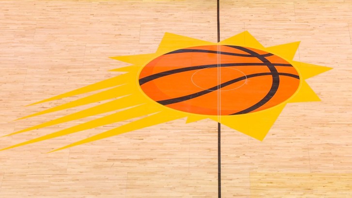 Phoenix Suns halfcourt logo