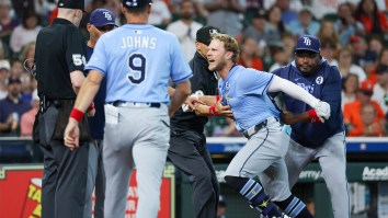 Tampa Bay’s Taylor Walls Had To Repeatedly Be Restrained From Going After An Umpire