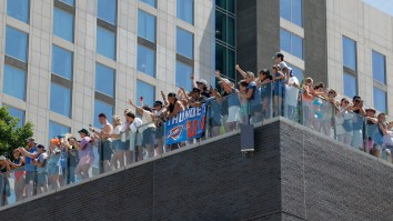 The Oklahoma City Thunder’s Title Parade Produced Some Embarrassing Scenes (Videos)