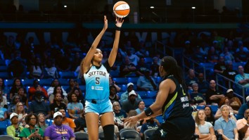 WNBA Gamblers Continue Heater On Diabolical Angel Reese Prop Bet After Wide Open Airball