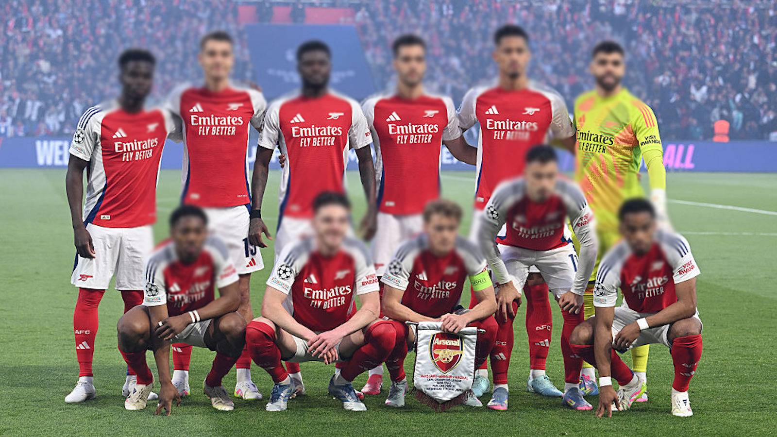 arsenal team photo blurred