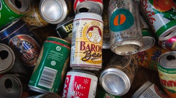 Oregon State Baseball Fans Get Creative After Having Beer Can Wall Banned At NCAA Tournament