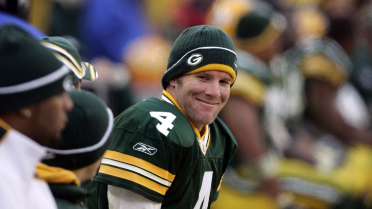 Green Bay Packers QB Brett Favre in 2005 NFL season