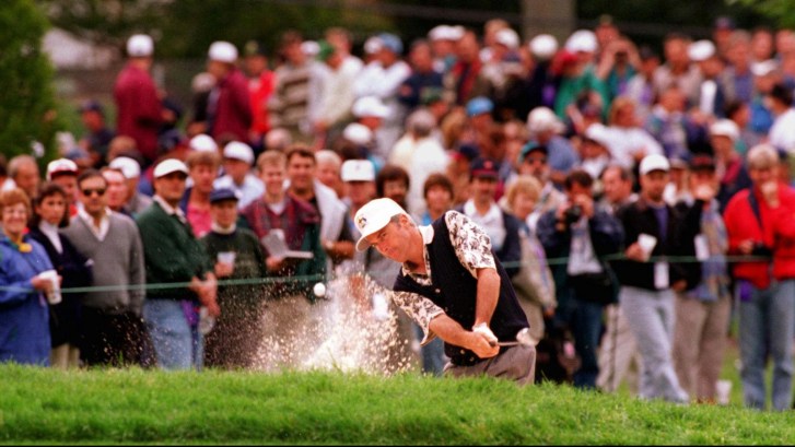 Curtis Strange at Oak Hill Country Club where he won the 1989 U.S. Open