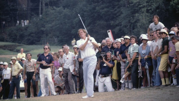 Golfer George Burns