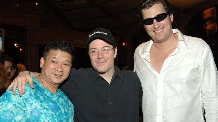 pro poker players Johnny Chan, Jamie Gold, and Phil Hellmuth