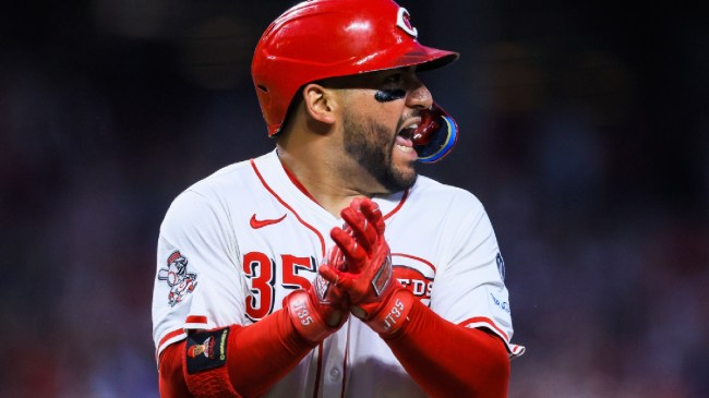 Jose Trevino of the Cininnati Reds