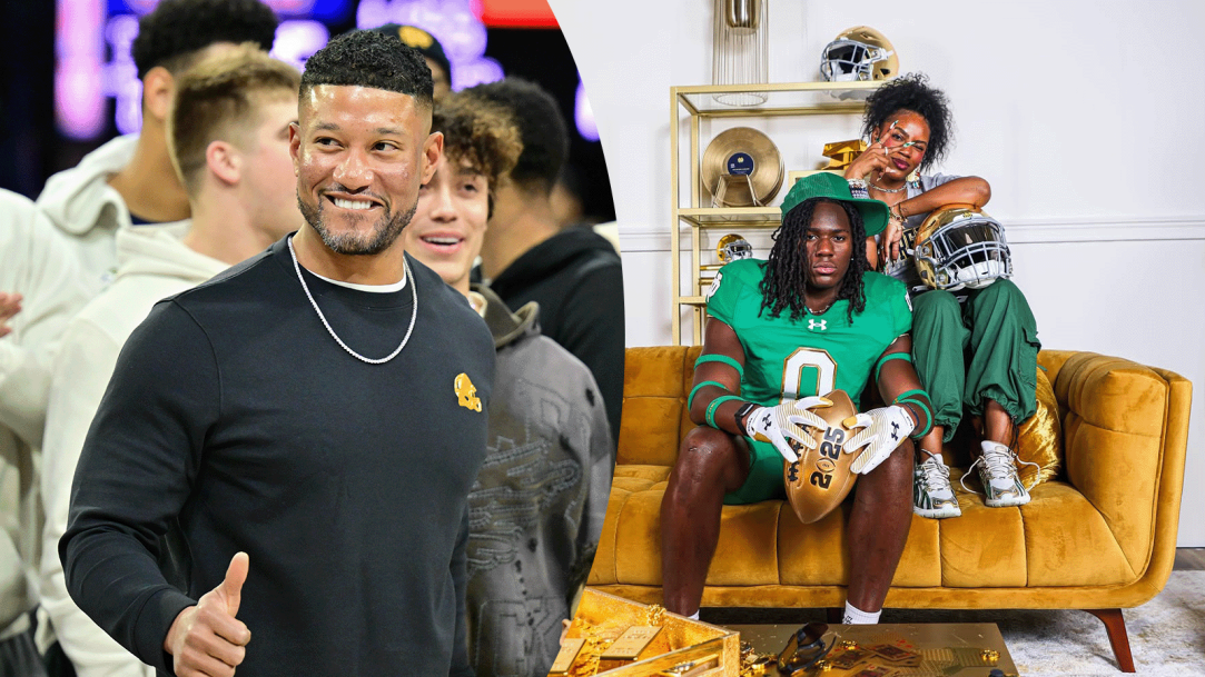 Marcus Freeman House Party Notre Dame Recruiting