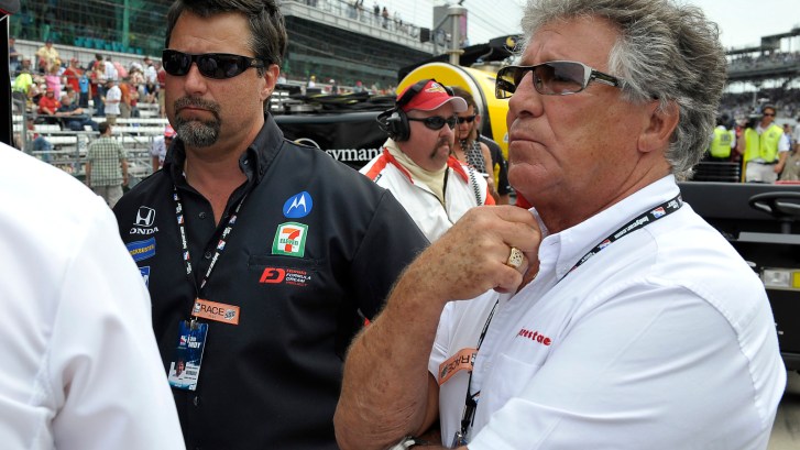 Michael and Mario Andretti
