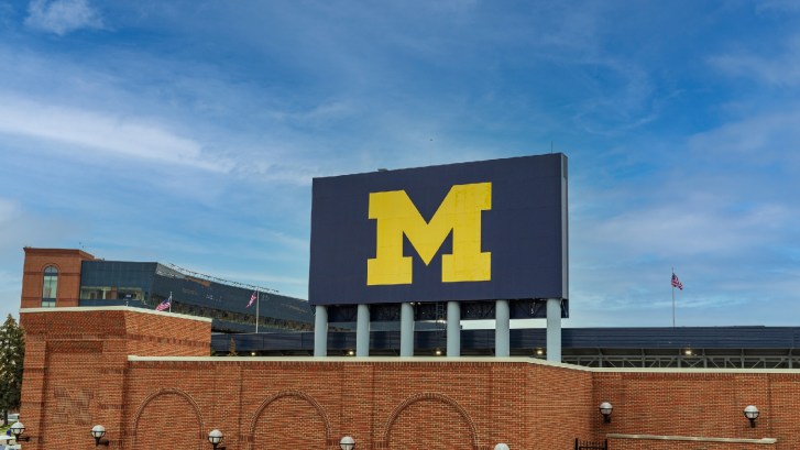Michigan Stadium view