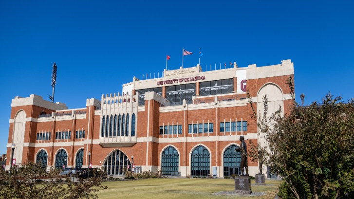 Gaylord Family - Oklahoma Memorial Stadium view