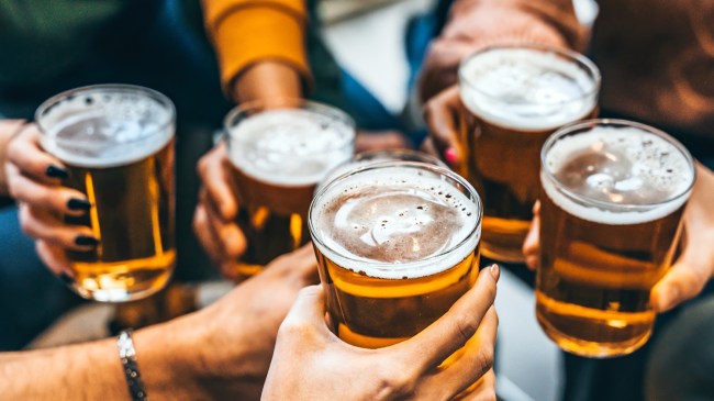 People holding beer