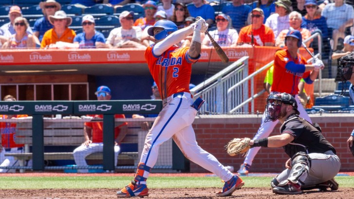 Ty Evans hits a home run in the NCAA Tournament