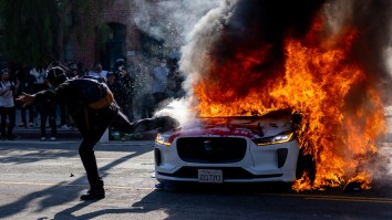 Waymo Suspends Service In L.A. After Protesters Started Ordering Cars Just To Light Them On Fire