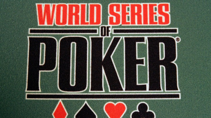 World Series of Poker felt table