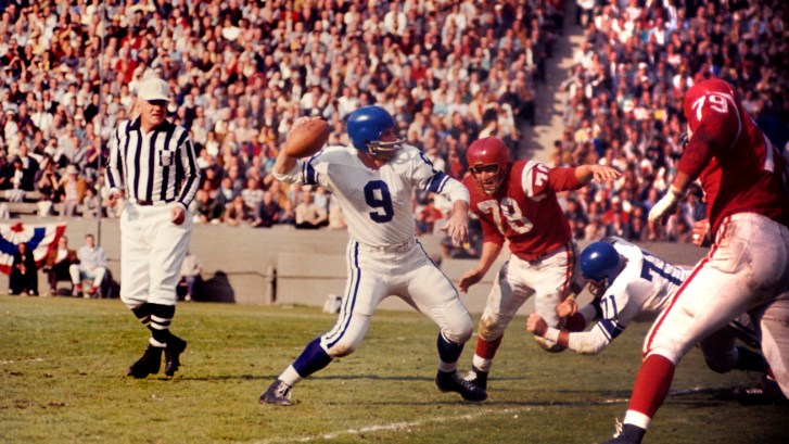 former San Francisco quarterback Y.A. Tittle