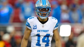 Amon-Ra St. Brown’s Girlfriend Admits He Only Wears No. 14 Because She’s Bad At Math