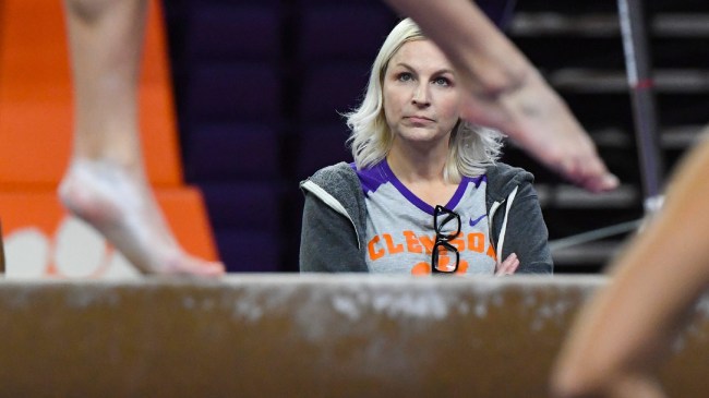 Clemson gymnastics coach Amy Smith