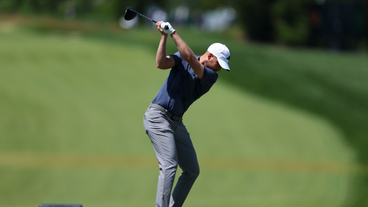 Daniel Berger off the tee