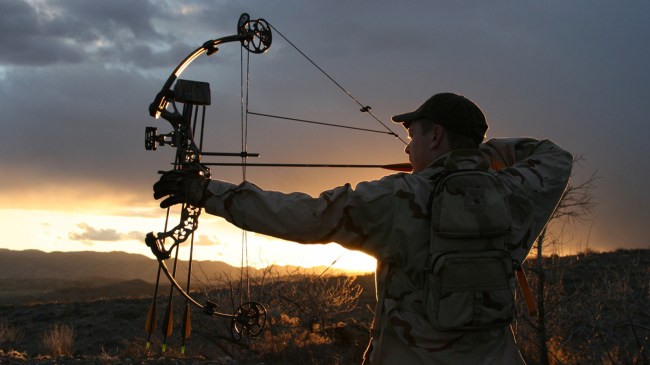 Hunter with bow