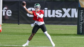 New York Jets Fans Return To The Dark Depths Of Despair As Justin Fields Reportedly Carted Off Practice Field With Leg Injury