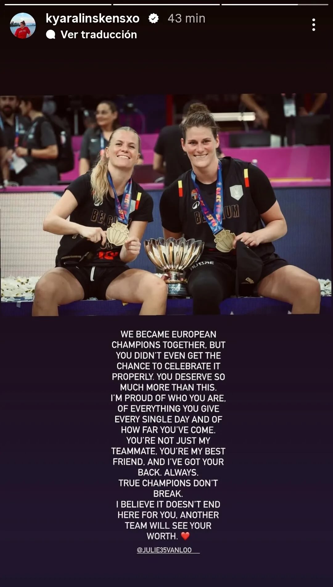 Kyara Linskens Julie Vanloo Valkyries