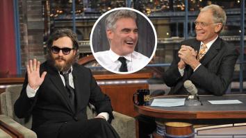 Joaquin Phoenix Returns To ‘Late Show’ For First Time In 15 Years, Apologizes To David Letterman For Infamous Awkward Interview