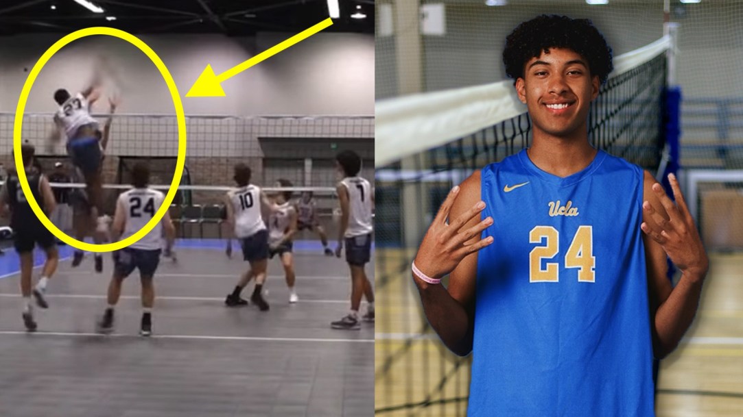 Marek Turner Volleyball Highlights Vertical Height Jump