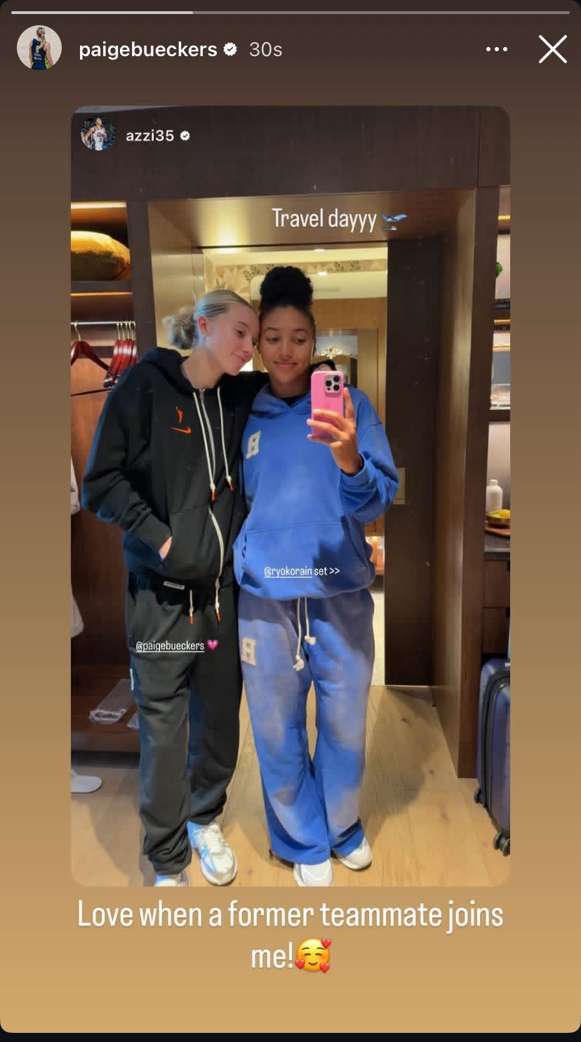 Paige Bueckers Azzi Fudd Just Friends