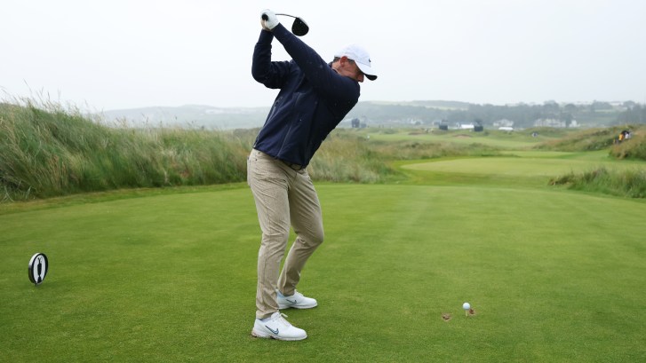 Rory McIlroy at the Open Championship at Royal Portrush in NorthernIreland