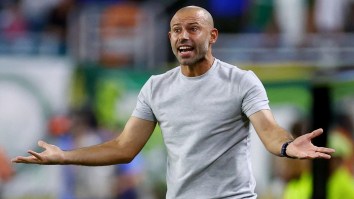 Inter Miami Manager Javier Mascherano Uses iPhone To Blatantly Cheat Red Card Rules