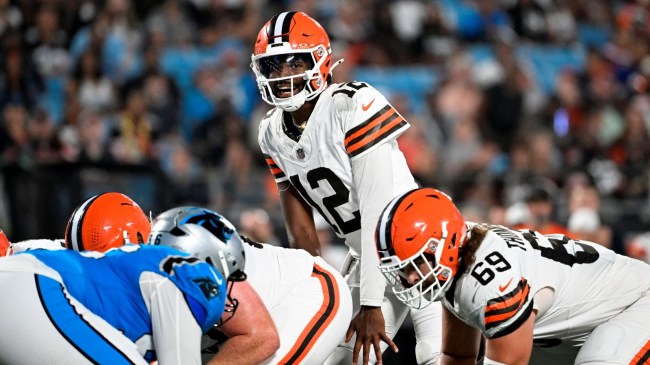 Cleveland Browns quarterback Shedeur Sanders