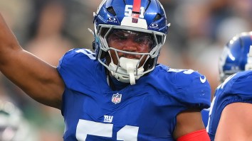 Giants Rookie Abdul Carter Fires Bold Shot At The Jets After Getting Destroyed By A Block In Preseason Game