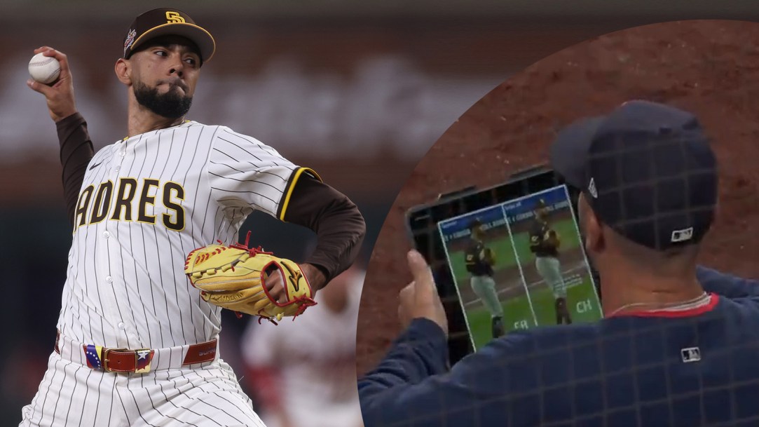 Boston Red Sox Robert Suarez Tip pitches tablet controversy