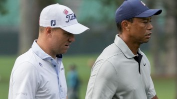 Tiger Woods Hit Justin Thomas With A Brutal Green Jacket Mic Drop After He Foolishly Tried To Troll Him For Missing The Tour Championship