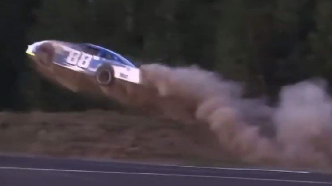 Kevin Moore Speedway 660 Canada Racecar Crash Flying