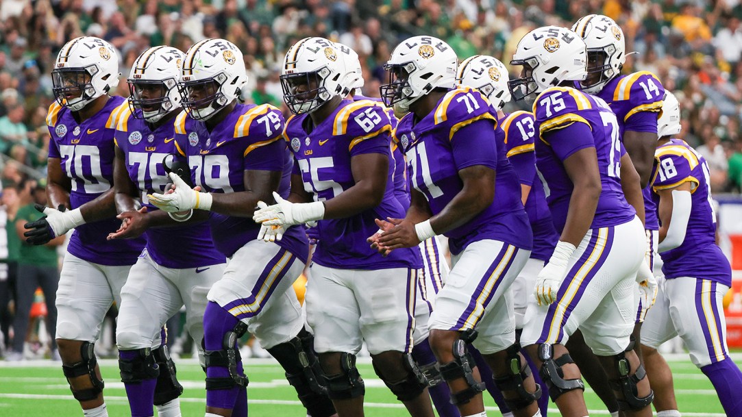 LSU Offensive Line Weston Davis Carius Cane