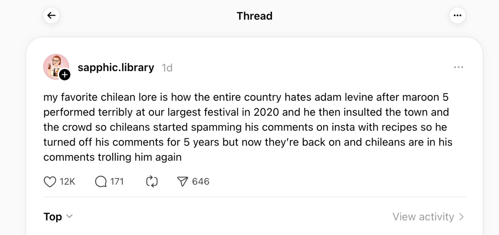 the Maroon 5 and Adam Levine controversy with Chile explained