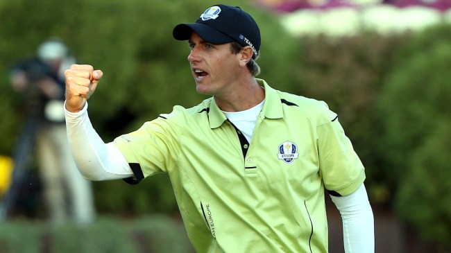 Nicolas Colsaerts at 2012 Ryder Cup