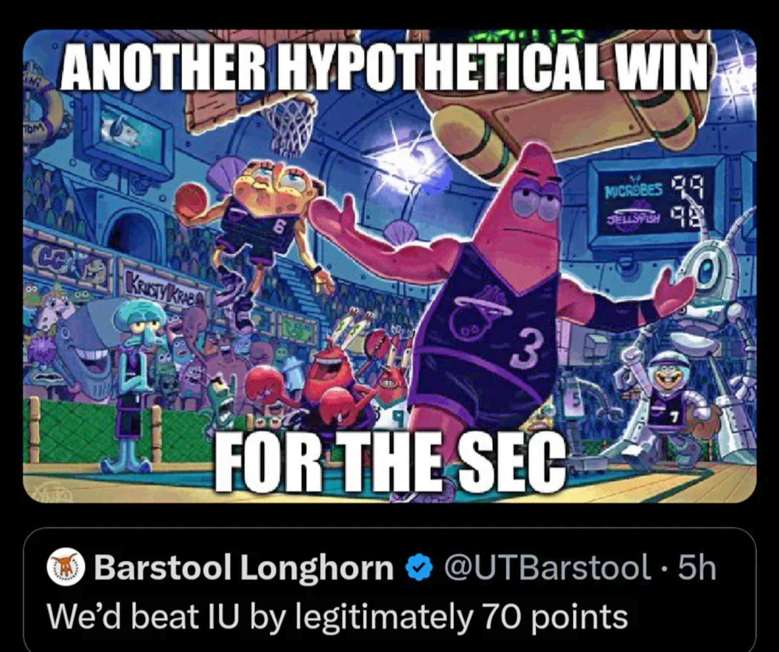 best College Football memes Week 5 2025 SEC hypothetical wins