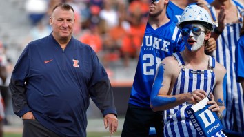 Bret Bielema Angered Duke’s Nonexistent Crowd With Illinois Football’s Late Substitution Shenanigans