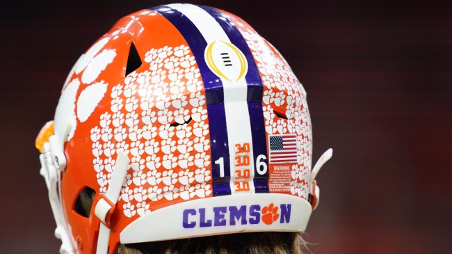 Clemson football helmet