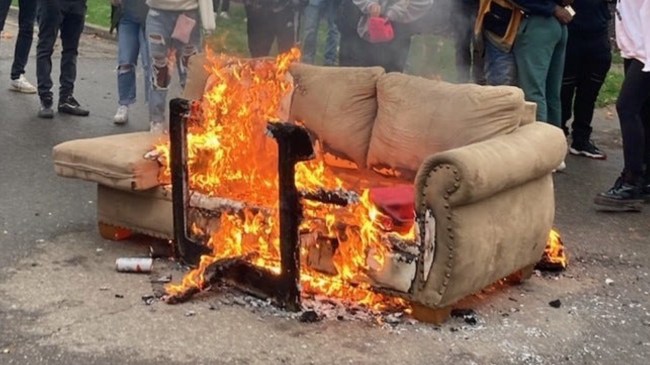 couch fire