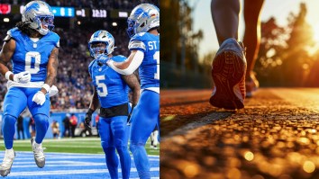 Diehard Bears Fan Who Runs 1 Mile For Every Point Team Loses By Got Crushed After Lions Rout (Video)