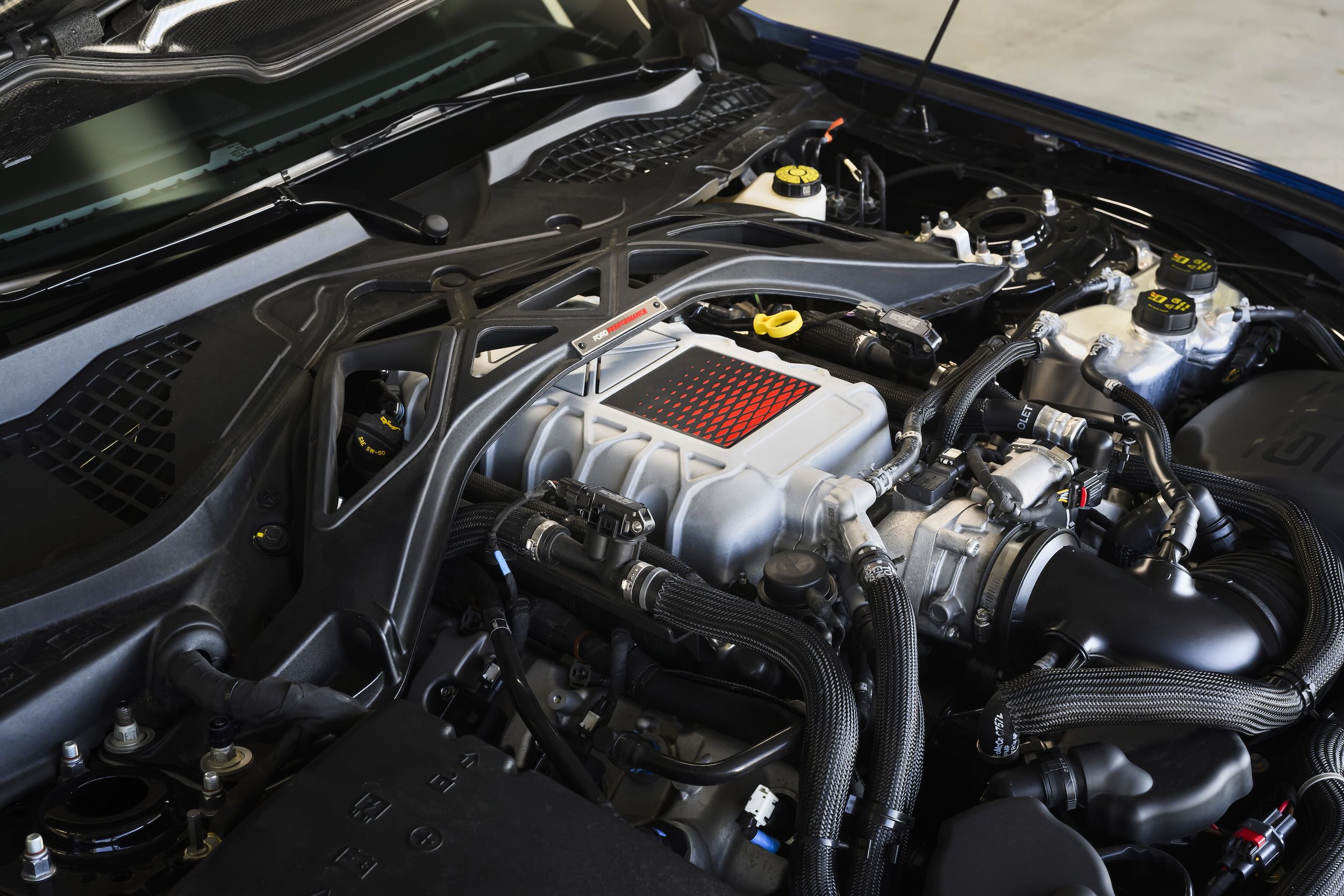 Ford Mustang GTD Engine Bay