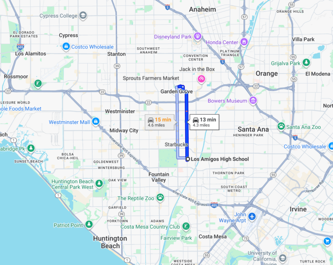 Garden Grove Los Amigos High School