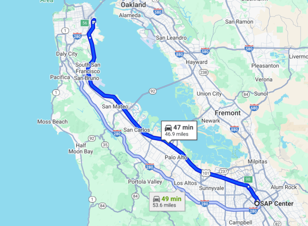 Golden State Valkyries SAP Center Playoffs San Jose