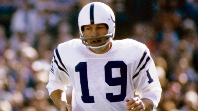 Colts QB Johnny Unitas